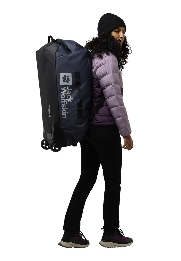 Black Jack Wolfskin All-in Wheeler 90 Women Duffle Bags | 26189813