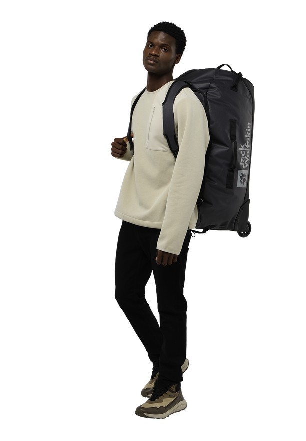 Black Jack Wolfskin All-in Wheeler 90 Women Duffle Bags | 56341415