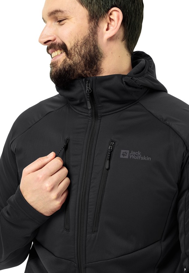 Black Jack Wolfskin Alpgrat Pro Ins Fz Men Fleece Jackets | 15765893