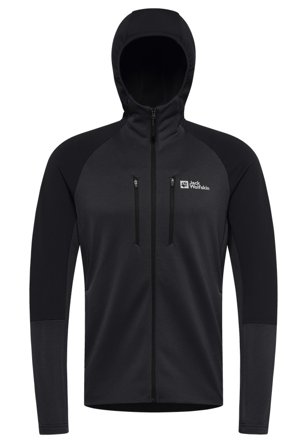 Black Jack Wolfskin Alpgrat Xt Men Fleece Jackets | 62878415
