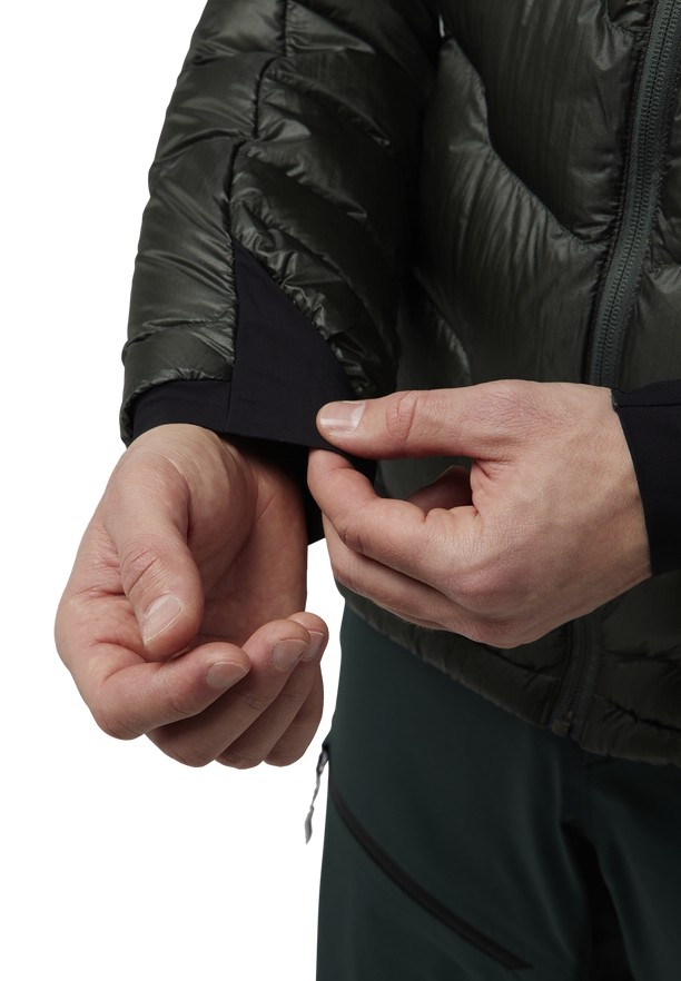 Black Jack Wolfskin Alpspitze Hoody Men Down Jackets | 58916171
