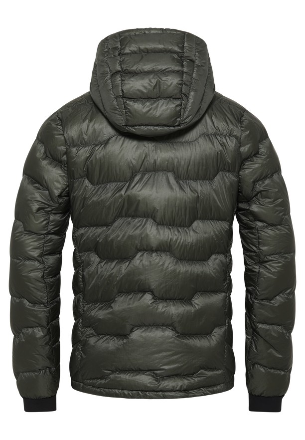 Black Jack Wolfskin Alpspitze Hoody Men Down Jackets | 58916171