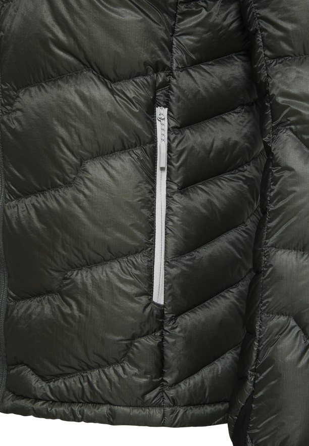 Black Jack Wolfskin Alpspitze Hoody Men Down Jackets | 58916171