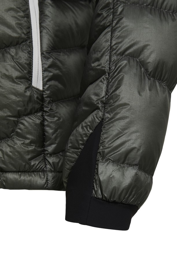 Black Jack Wolfskin Alpspitze Hoody Men Down Jackets | 58916171