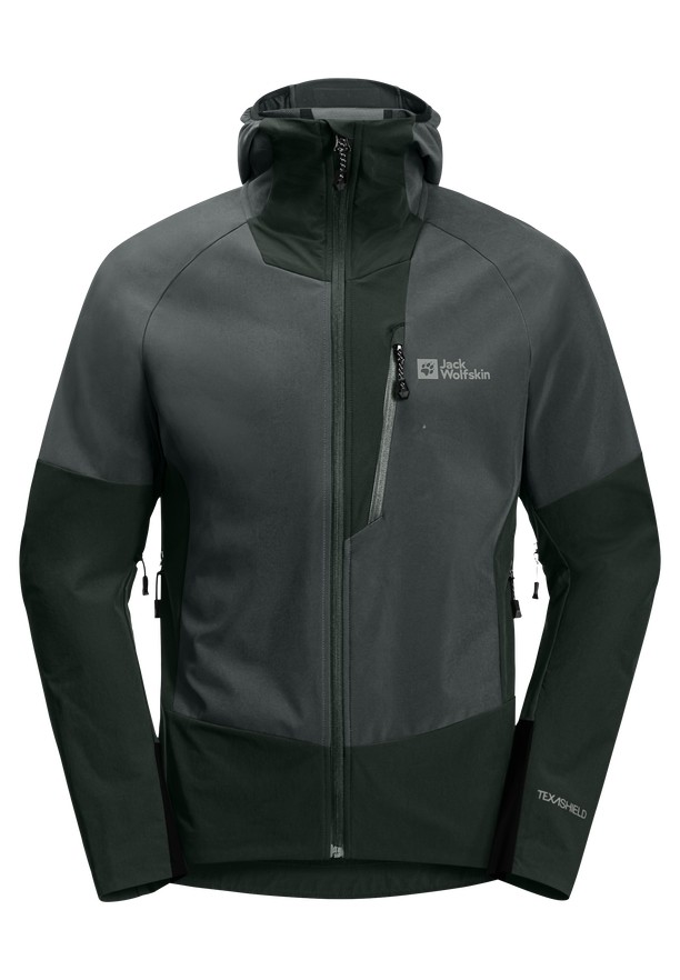 Black Jack Wolfskin Alpspitze Hoody Ski Men Jackets | 36961247