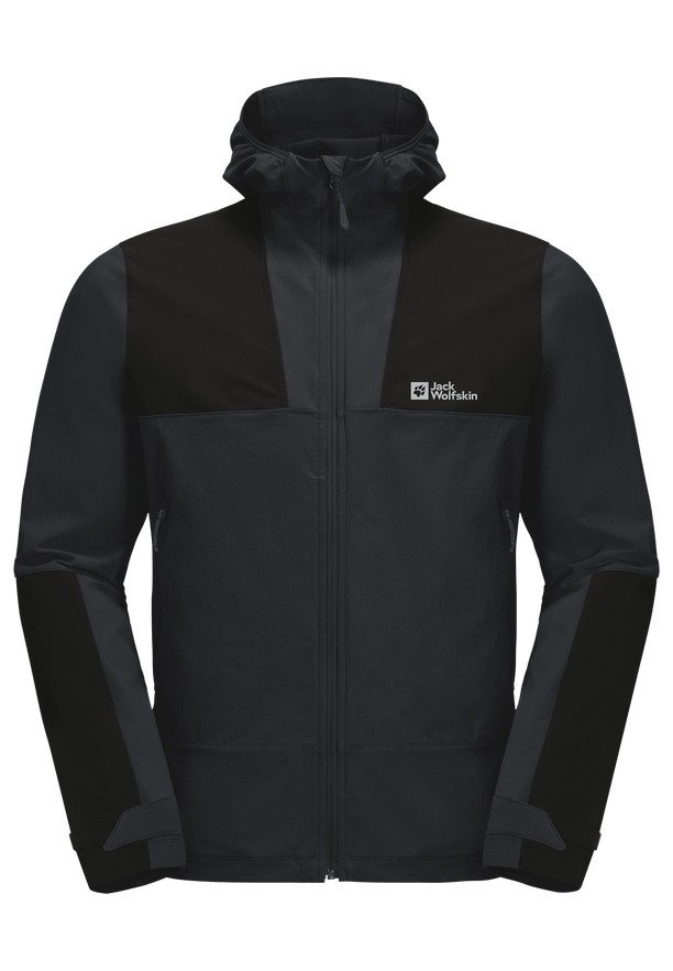 Black Jack Wolfskin Andur Men Softshell Jackets | 97036340