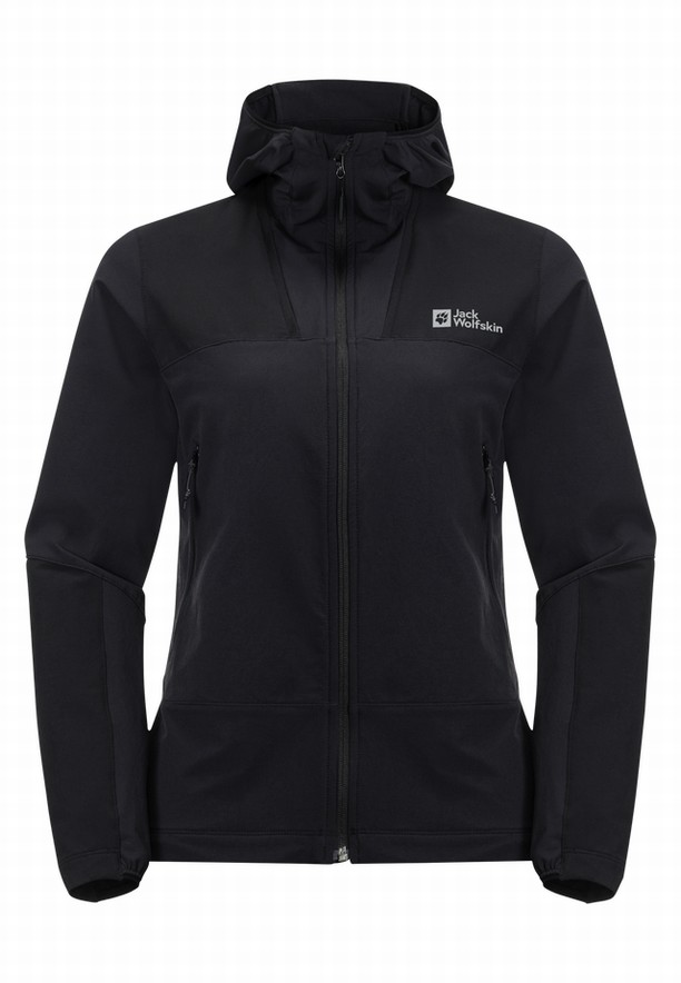 Black Jack Wolfskin Andur Women Softshell Jackets | 97967520