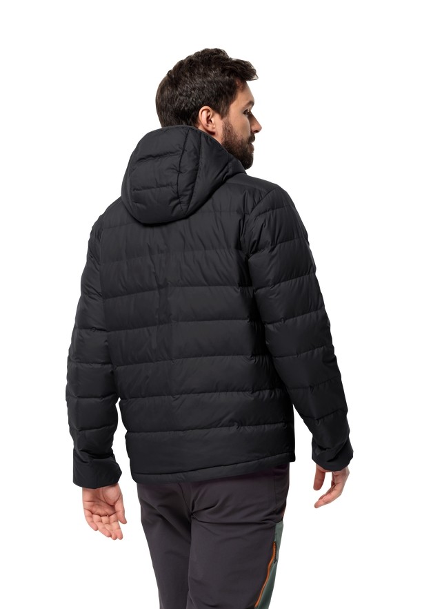 Black Jack Wolfskin Ather Hoody Men Down Jackets | 96209262