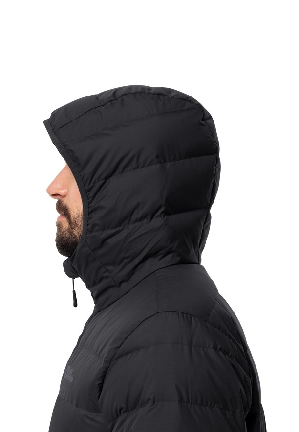 Black Jack Wolfskin Ather Hoody Men Down Jackets | 96209262