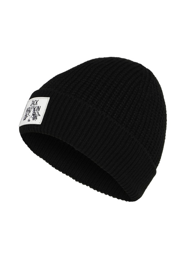 Black Jack Wolfskin Badge Men Beanie | 34637839