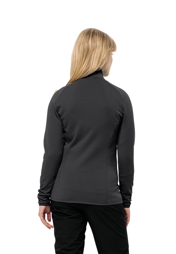 Black Jack Wolfskin Baiselberg Fz Women Fleece Jackets | 58679979