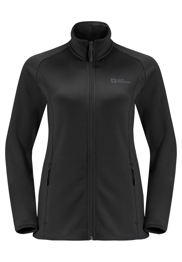 Black Jack Wolfskin Baiselberg Fz Women Fleece Jackets | 58679979