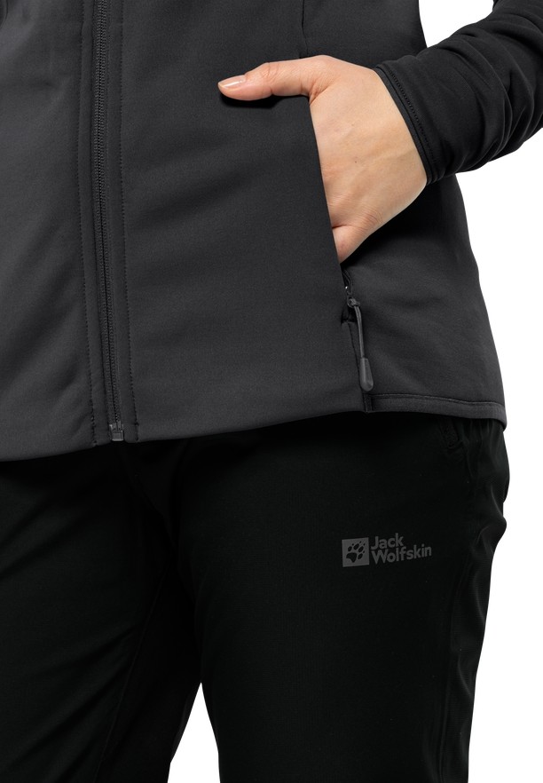 Black Jack Wolfskin Baiselberg Fz Women Fleece Jackets | 58679979
