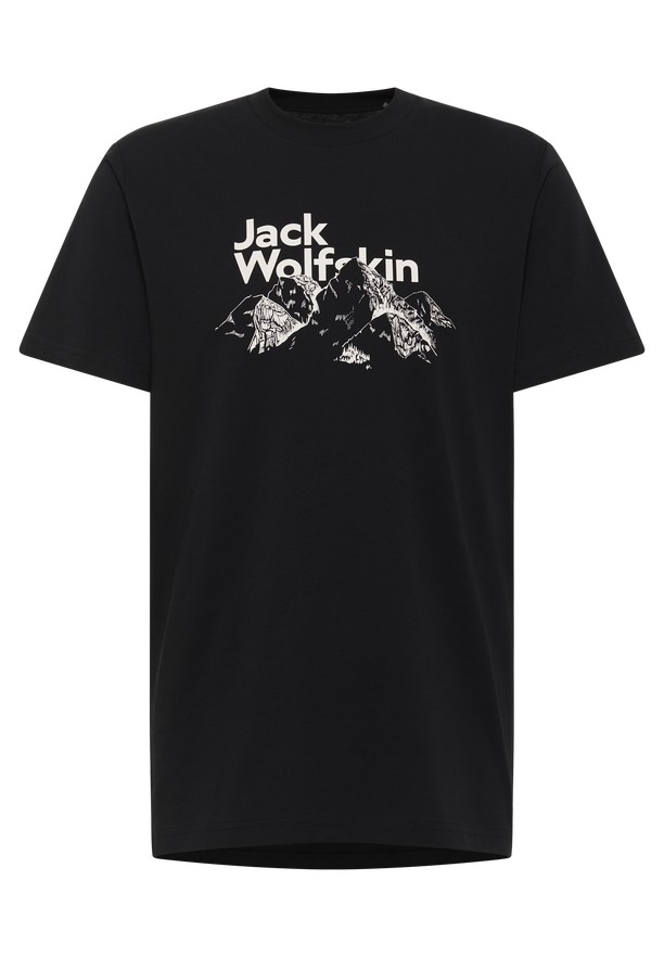 Black Jack Wolfskin Bergblick Men T Shirts | 77949580