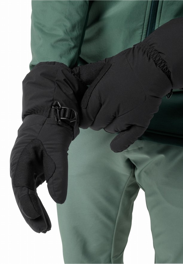 Black Jack Wolfskin Big White Men Gloves | 64867408