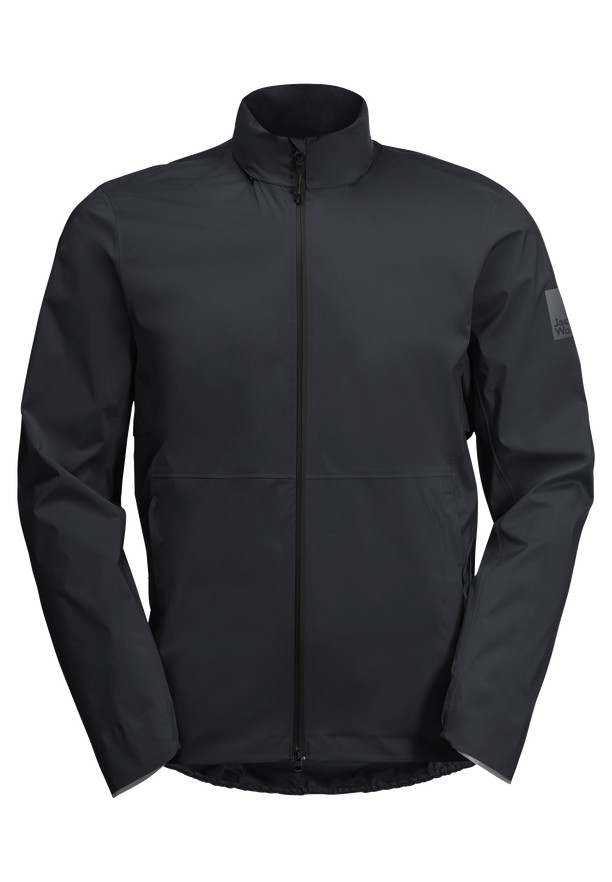 Black Jack Wolfskin Bike Commute 2.5l Men Rain Jackets | 95440695