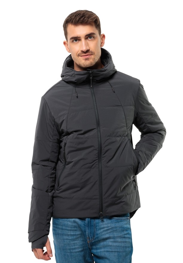 Black Jack Wolfskin Bike Commute Ins Men Jackets | 97631267