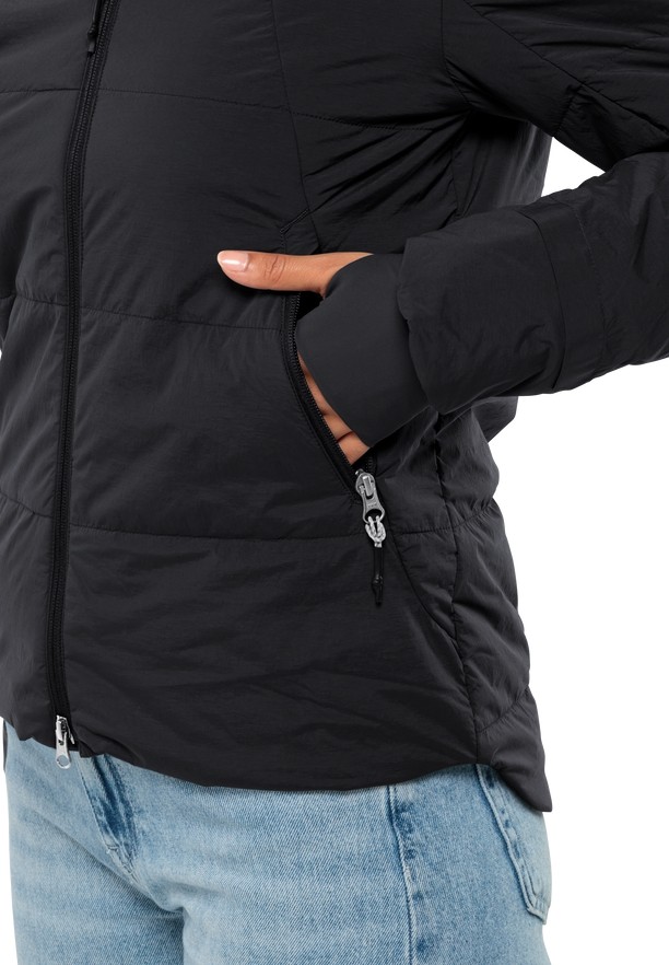 Black Jack Wolfskin Bike Commute Ins Women Jackets | 21420436
