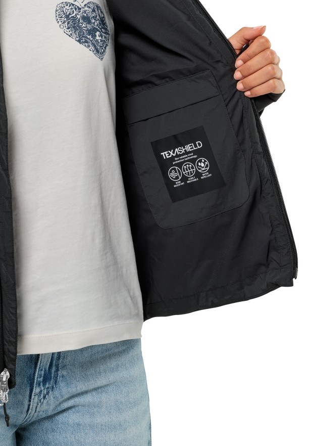 Black Jack Wolfskin Bike Commute Ins Women Jackets | 21420436