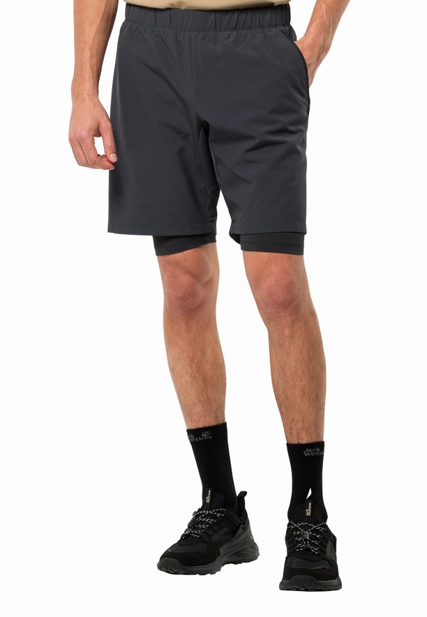 Black Jack Wolfskin Bike Commute Men Shorts | 79742924