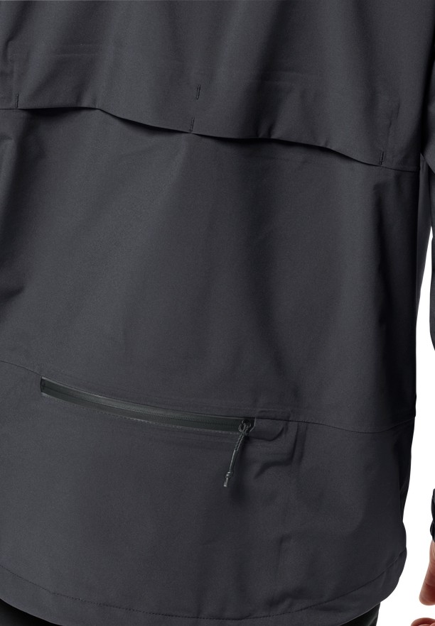 Black Jack Wolfskin Bike Commute Mono Men Rain Jackets | 41258009