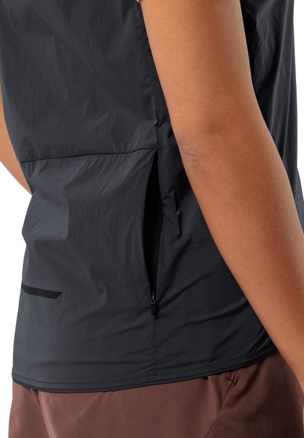 Black Jack Wolfskin Bike Commute Wind Women Vest | 54606536