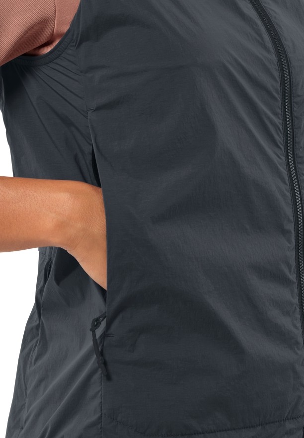 Black Jack Wolfskin Bike Commute Wind Women Vest | 54606536