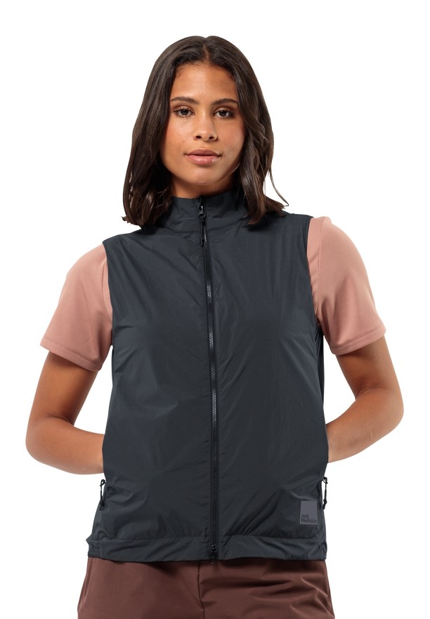 Black Jack Wolfskin Bike Commute Wind Women Vest | 54606536