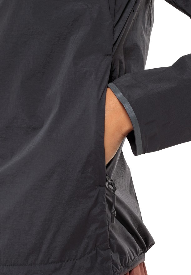 Black Jack Wolfskin Bike Commute Wind Women Softshell Jackets | 57368884