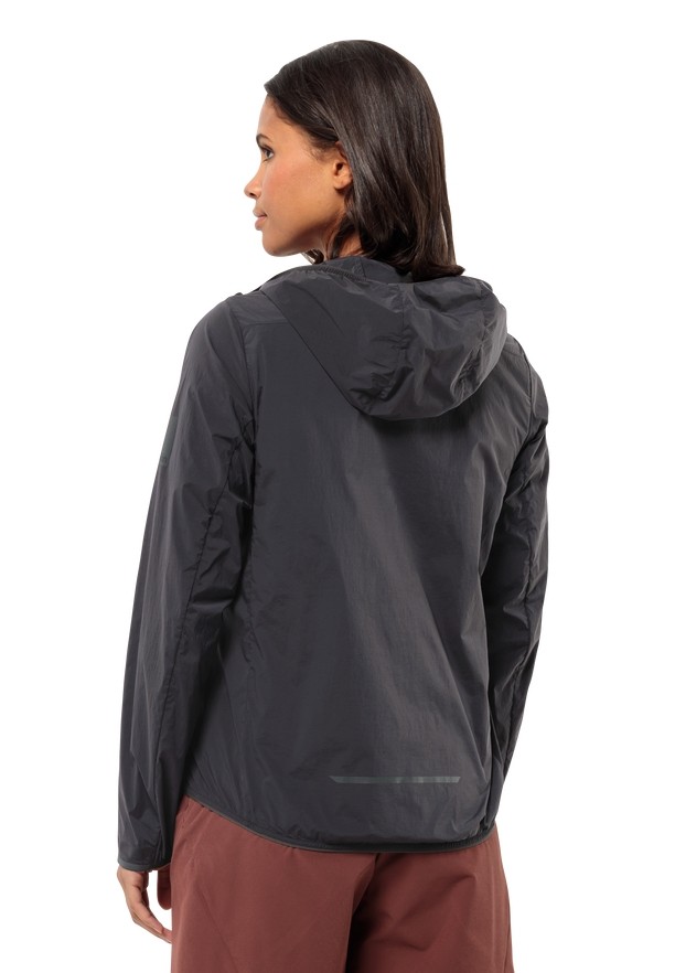 Black Jack Wolfskin Bike Commute Wind Women Softshell Jackets | 57368884