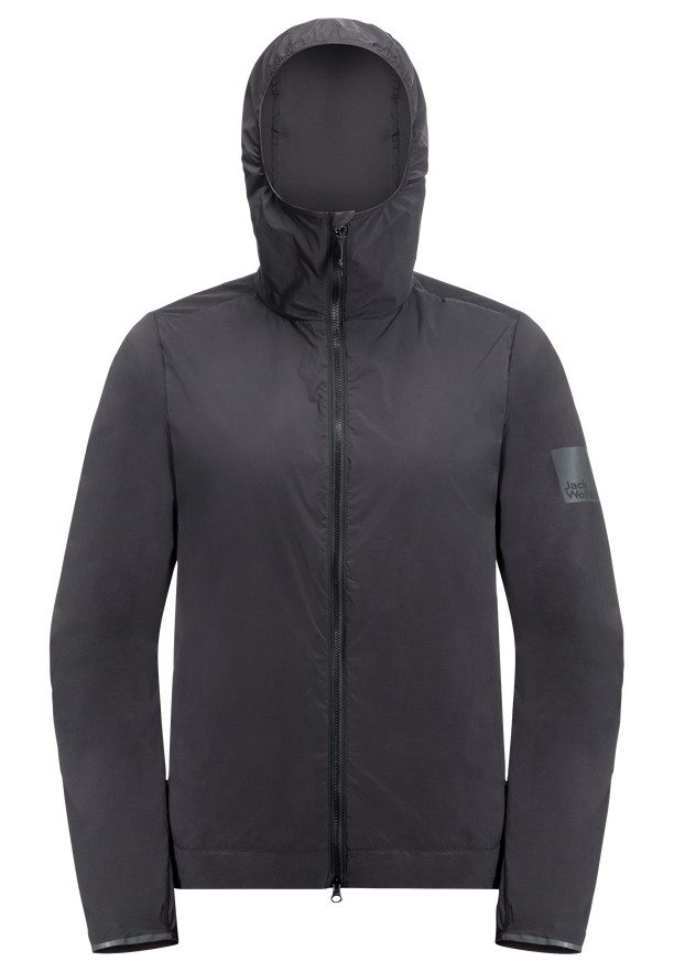 Black Jack Wolfskin Bike Commute Wind Women Softshell Jackets | 57368884
