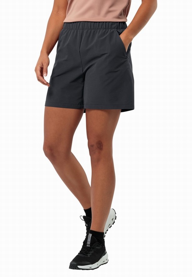 Black Jack Wolfskin Bike Commute Women Shorts | 28918610