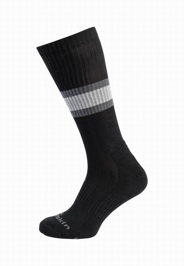 Black Jack Wolfskin Bike Highvis Cl C Women Socks | 45335910