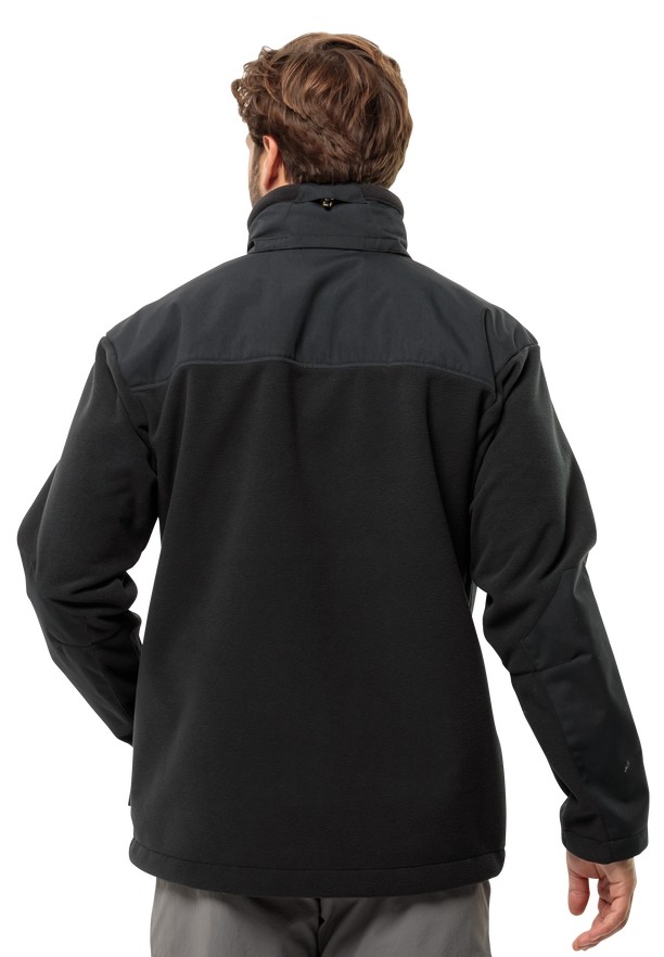 Black Jack Wolfskin Bornberg Hoody Men Softshell Jackets | 82337359