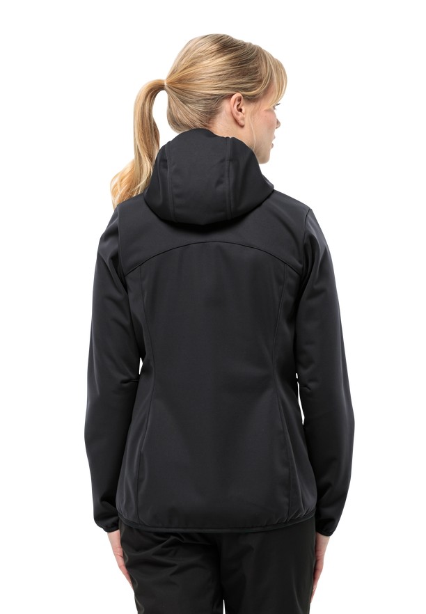 Black Jack Wolfskin Bornberg Hoody Women Jackets | 31194250