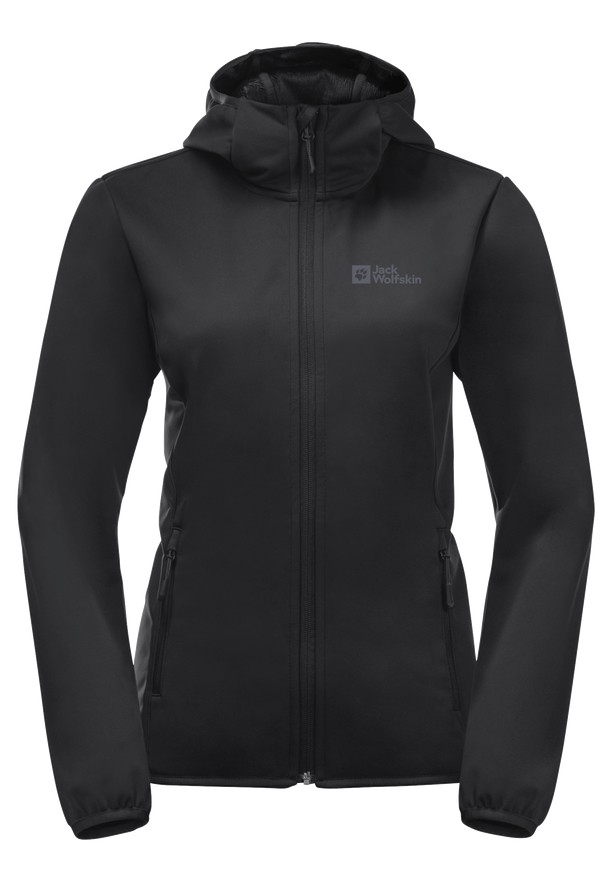 Black Jack Wolfskin Bornberg Hoody Women Jackets | 31194250