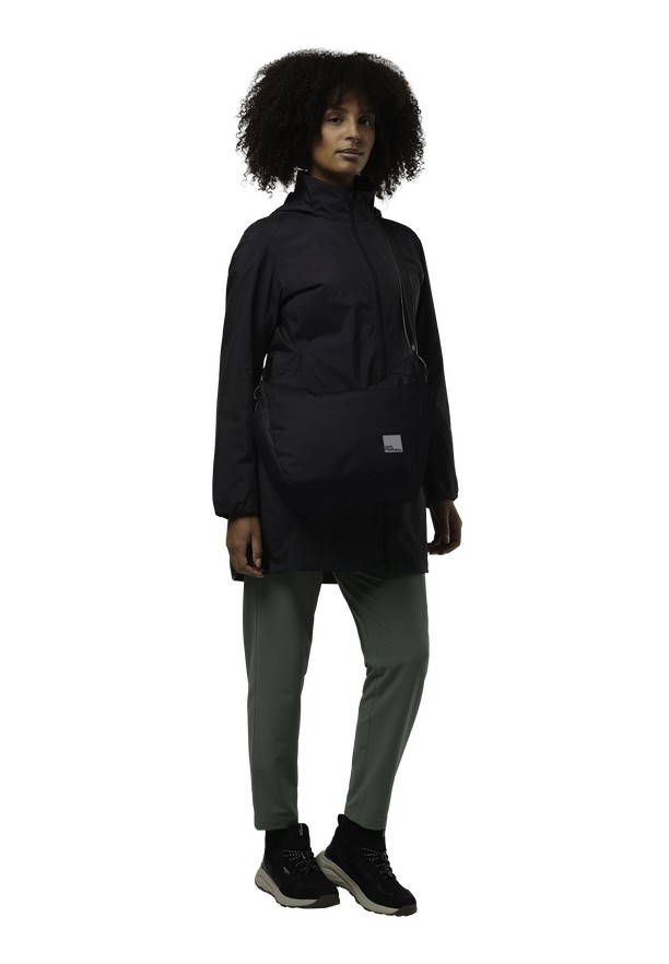 Black Jack Wolfskin Burgweg Women Shoulder Bags | 58284752