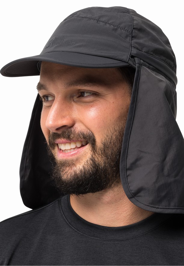 Black Jack Wolfskin Canyon Men Caps | 85569219