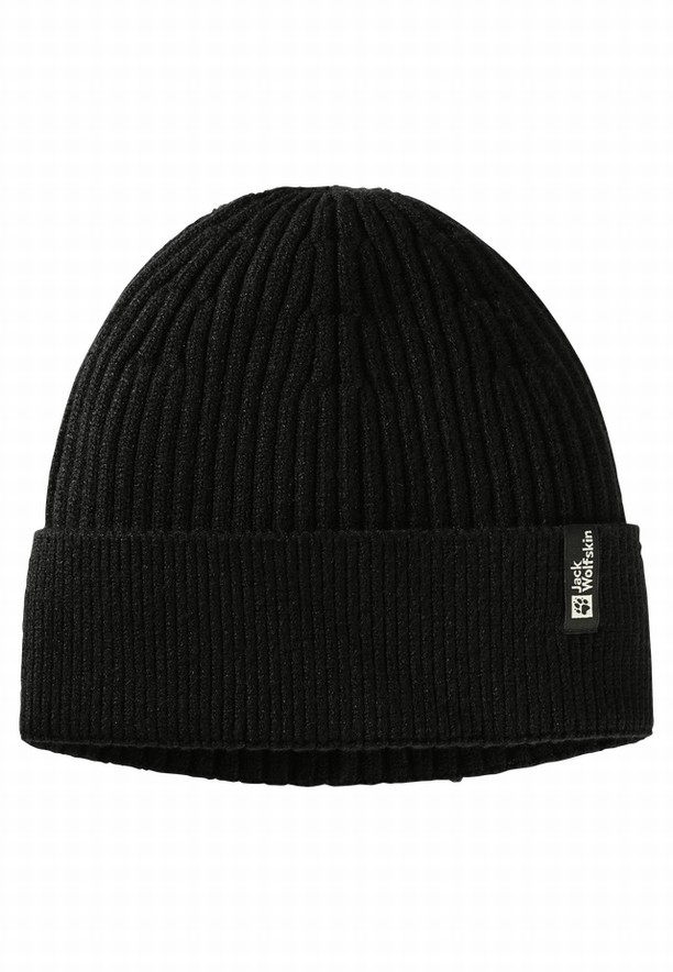 Black Jack Wolfskin Cosy Men Beanie | 19470704