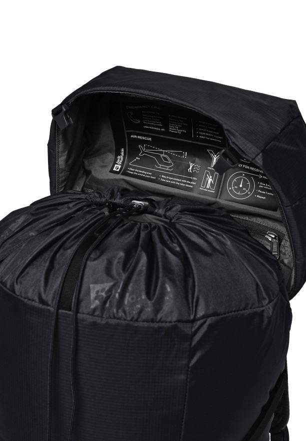 Black Jack Wolfskin Cyrox Shape 35 S-l Men Hiking Backpack | 30367206