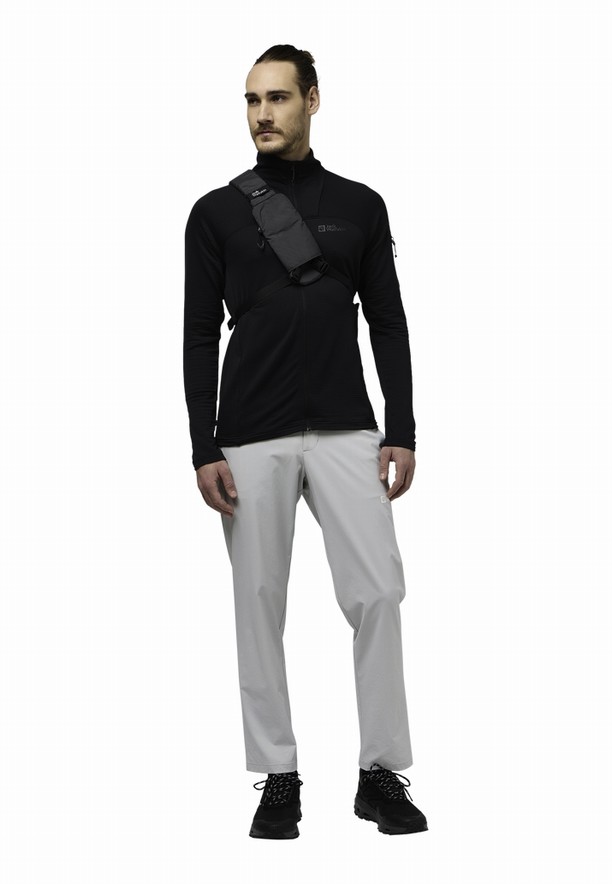 Black Jack Wolfskin Cyrox Sling Men Shoulder Bags | 48891645