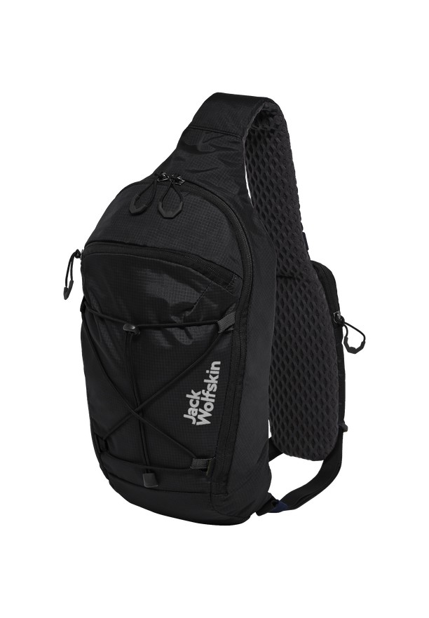 Black Jack Wolfskin Cyrox Sling Women Shoulder Bags | 91407781