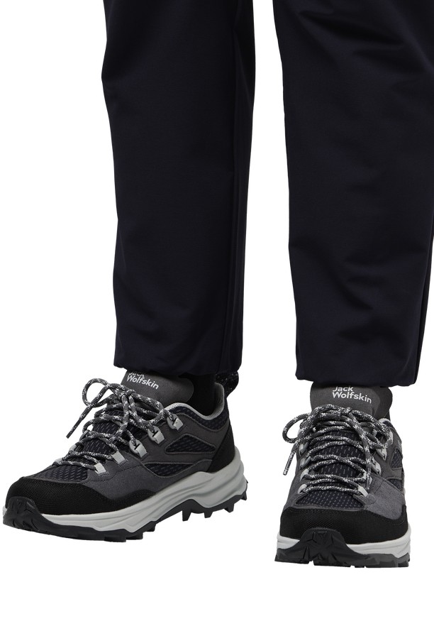 Black Jack Wolfskin Cyrox Texapore Low Women Hiking Shoes | 51479386