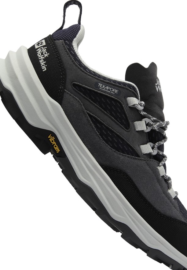 Black Jack Wolfskin Cyrox Texapore Low Women Hiking Shoes | 51479386