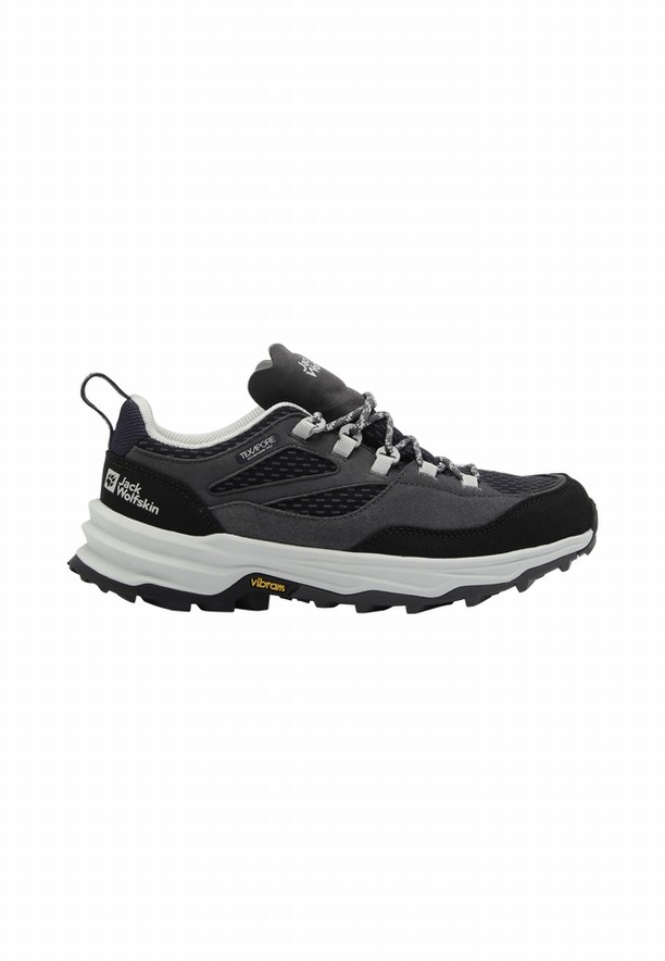 Black Jack Wolfskin Cyrox Texapore Low Women Hiking Shoes | 51479386