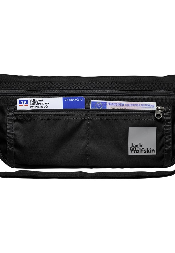 Black Jack Wolfskin Document Belt De Luxe Men Bum Bag | 58119202