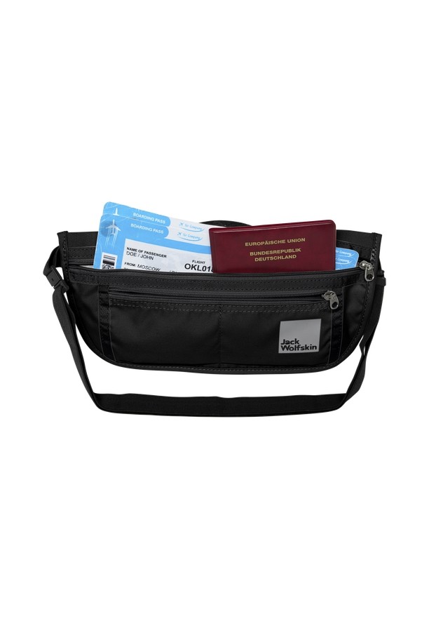 Black Jack Wolfskin Document Belt De Luxe Men Bum Bag | 58119202