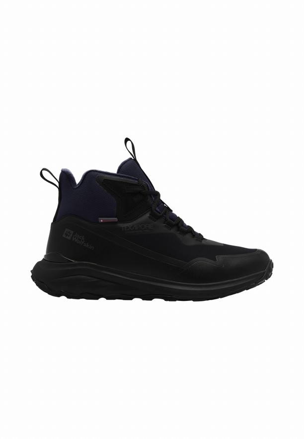 Black Jack Wolfskin Dromoventure Wt Texapore Mid Men Outdoor Shoes | 66916614