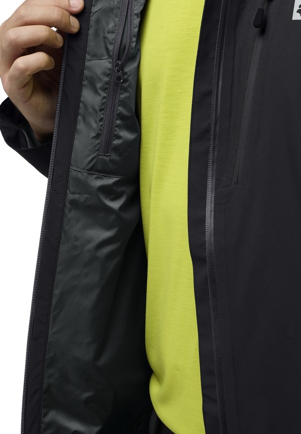 Black Jack Wolfskin Eagle Peak 2l Men Rain Jackets | 70770026
