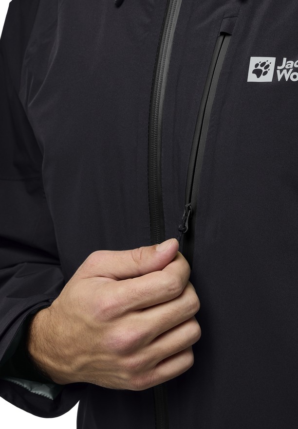 Black Jack Wolfskin Eagle Peak 2l Men Rain Jackets | 70770026